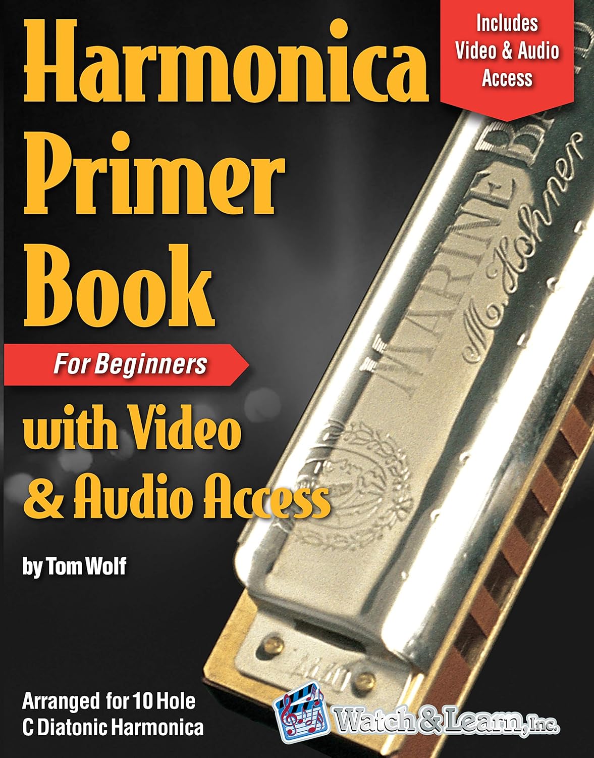 Harmonica Primer Book For Beginners With Video and Audio Access