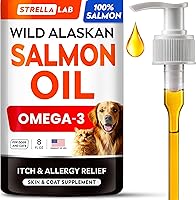 Vista 9 de StrellaLab Pastillas de aceite de pescado Omega 3 para perros (180 unidades) – Cápsulas blandas sin olor a pescado – EPA + DHA ácidos grasos reducen