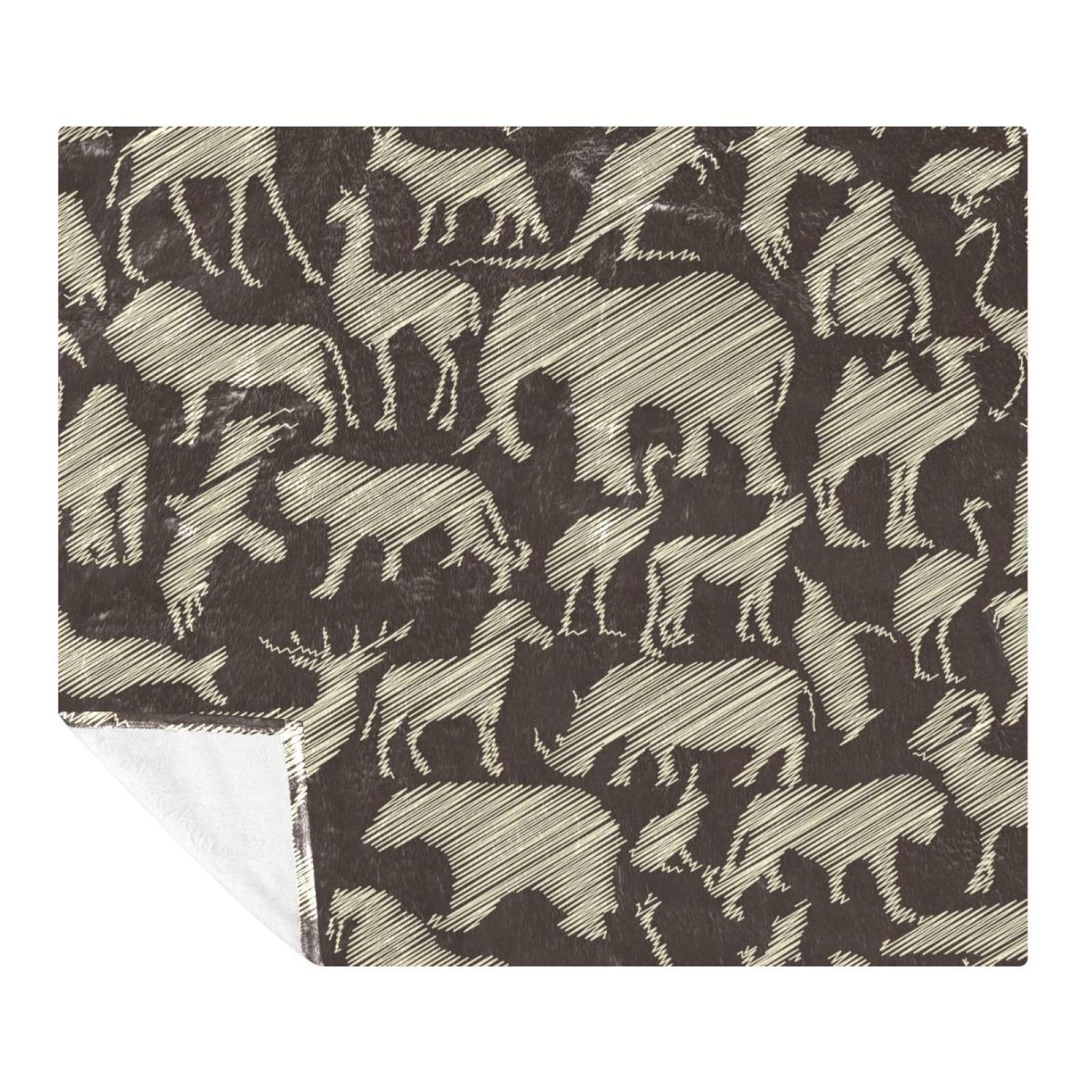 Couverture plaid animaux zoo ideale pour vos soirees cocooning et moments de detente