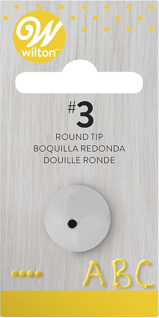 Wilton Decorating Piping Tip, No 3 - Round