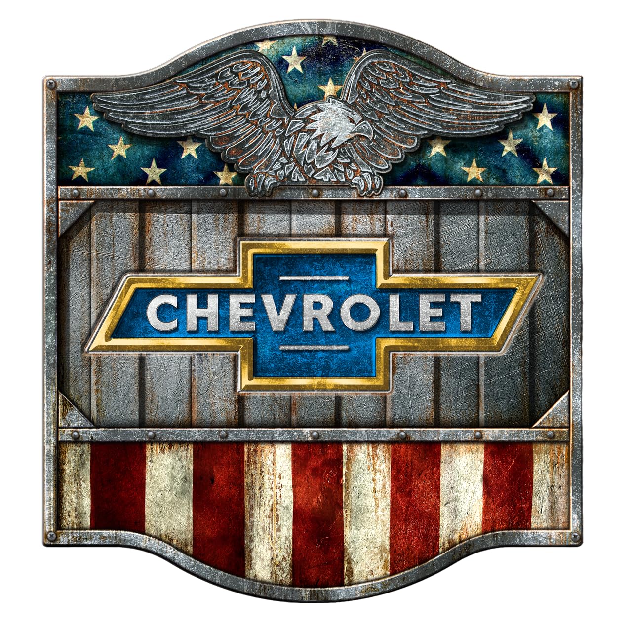 Amazon.com: Desperate Enterprises Chevrolet Shield MDF Wood Sign