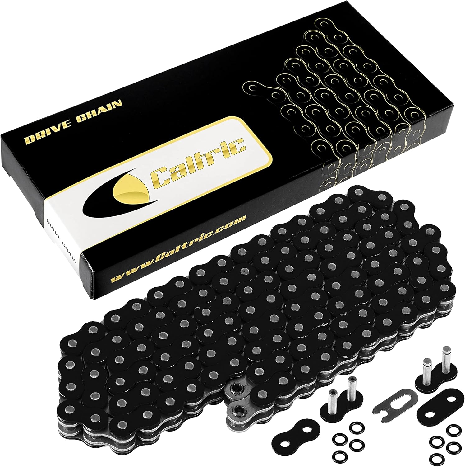 Caltric O-Ring Drive Chain Compatible with Honda Cbr1000Rr Cbr-1000Rr 1000Rr 2004 2005 Black