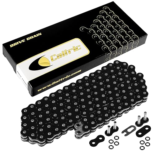 Caltric Cadena de transmisión de junta tórica compatible con Polaris Scrambler 500 4X4 1997-2012 negro