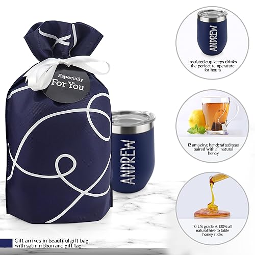 Miniatura 2 de Juegos de regalo de té personalizados juegos de té para mujeres y hombres, regalos de té para mujeres amantes del té, juego de regalo de té para