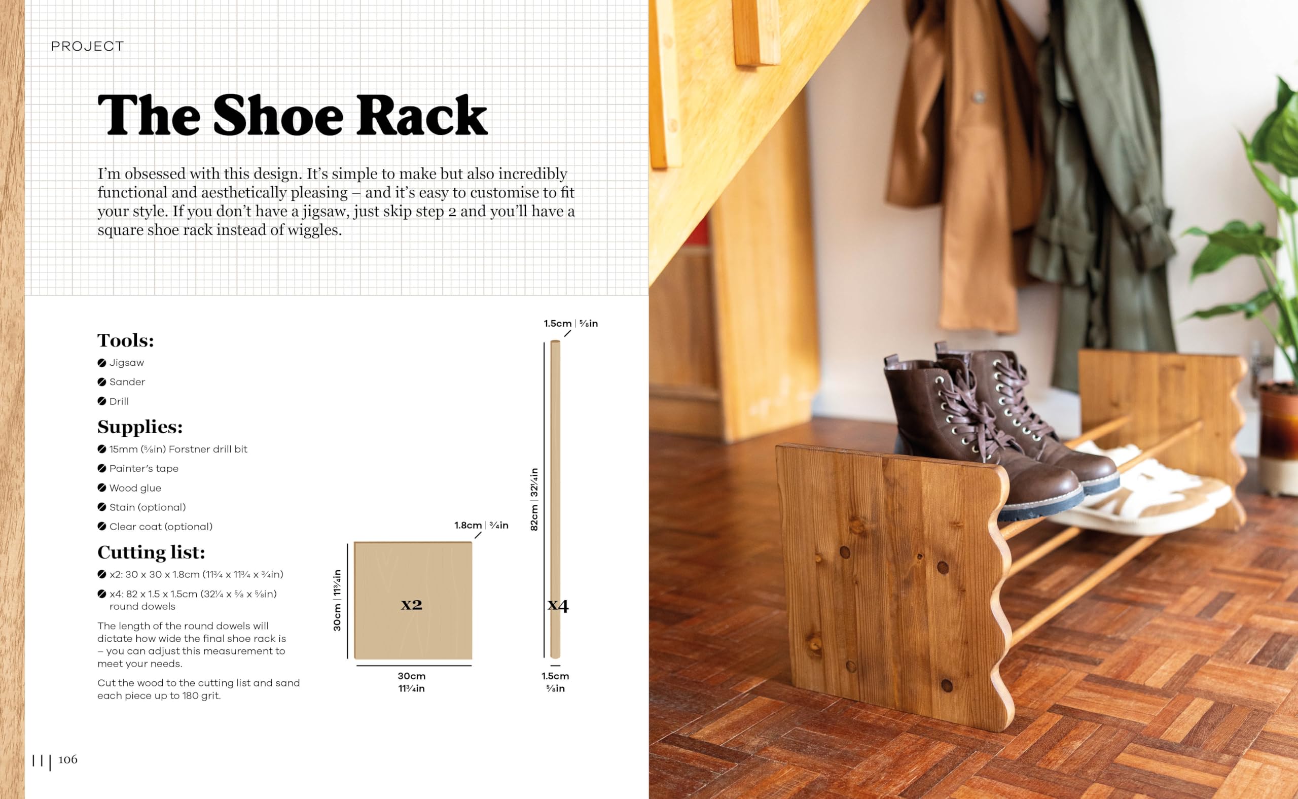 Make Things. from Wood: Easy Woodworking Skills and Designs for the Modern Maker