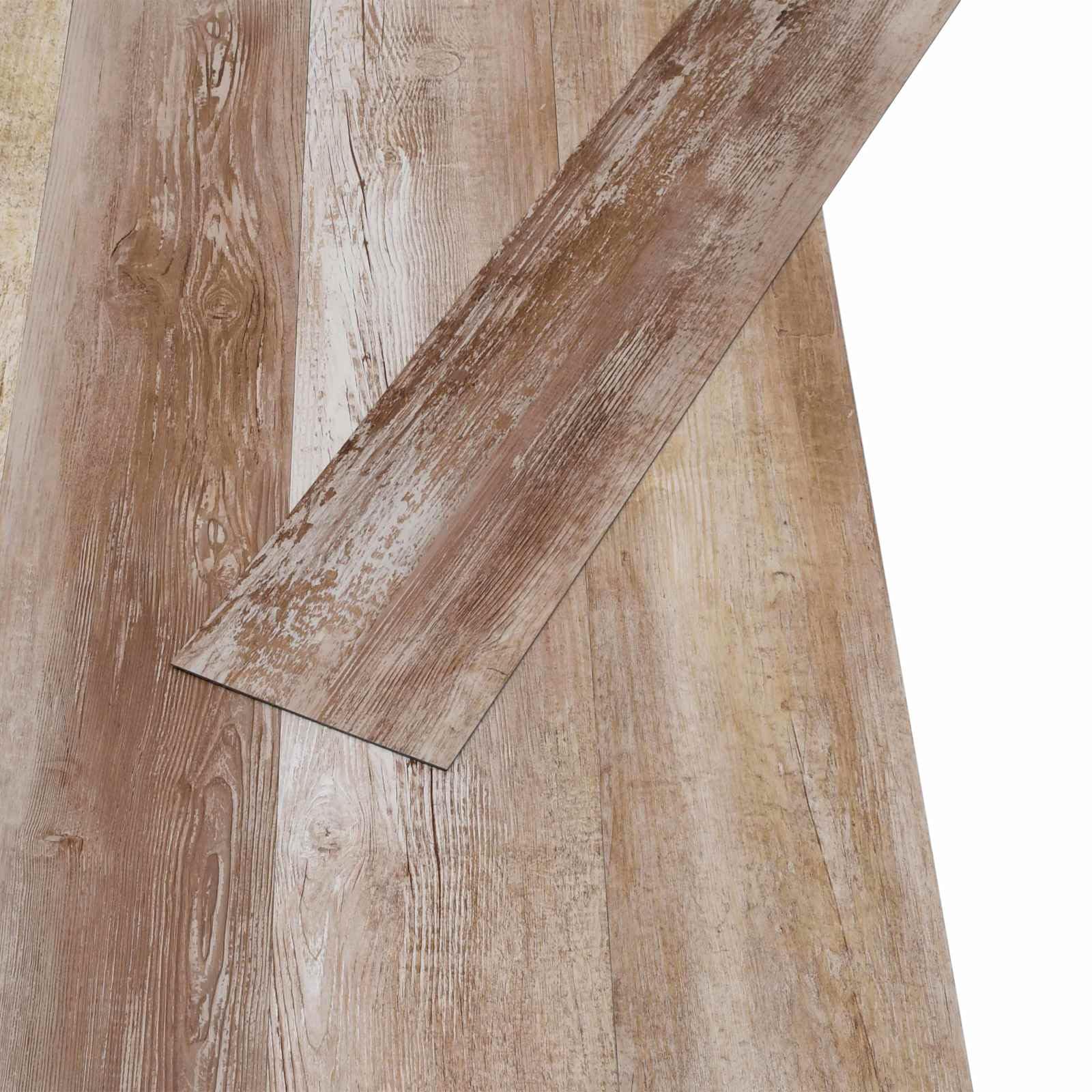 Pannelli per pavimento in PVC, effetto legno lavato, autoadesive, 91,5 x 15 x 0,2 cm, 36 pezzi, per la ristrutturazione del pavimento in soggiorno, cucina, corridoio, bagno