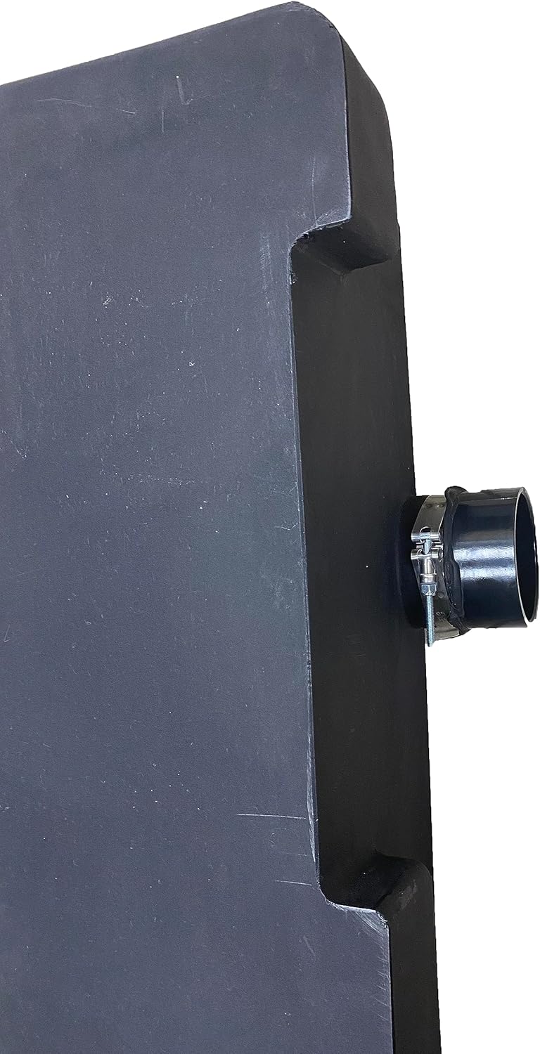 classAcustoms WTSD-4000HRC 3" Hub Black Water RV Waste Holding Tank 40 Gallon Concession and Camper Waste Black Gray Tank