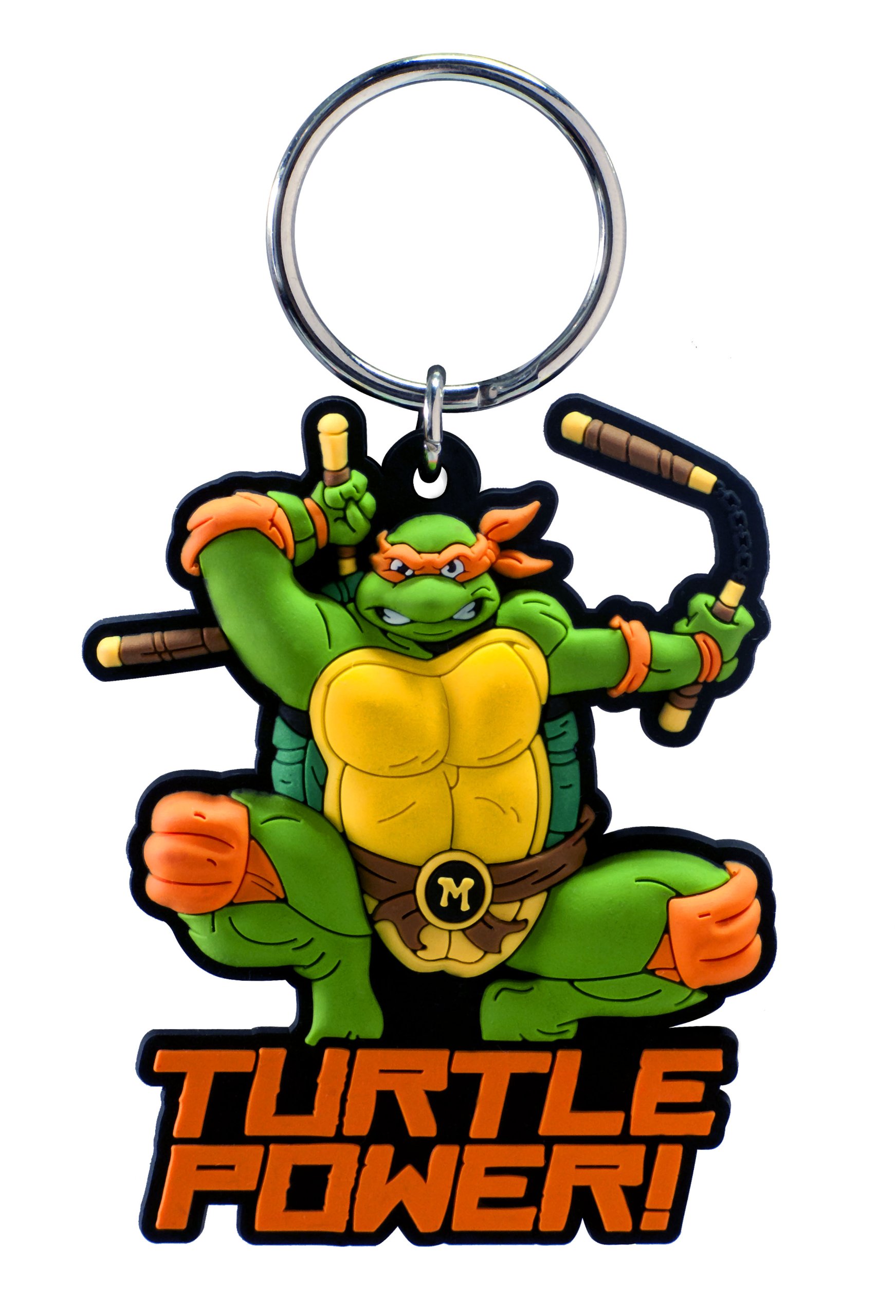 Nickelodeon Michelangelo Soft Touch PVC Key Ring