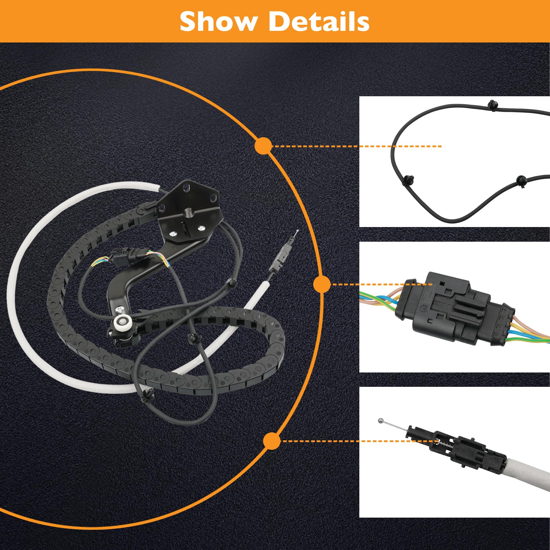 POUR MERCEDES POUR Sprinter Porte Coulissante Câble Piste Numéro OEM 906820336 EUR 97,51