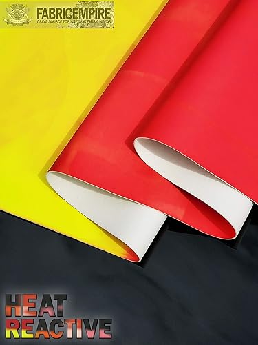 Miniatura 2 de Tapicería de vinilo termosensible a cambio de temperatura, tela de piel sintética reactiva al calor, 54 pulgadas de ancho, vendido por The Yard
