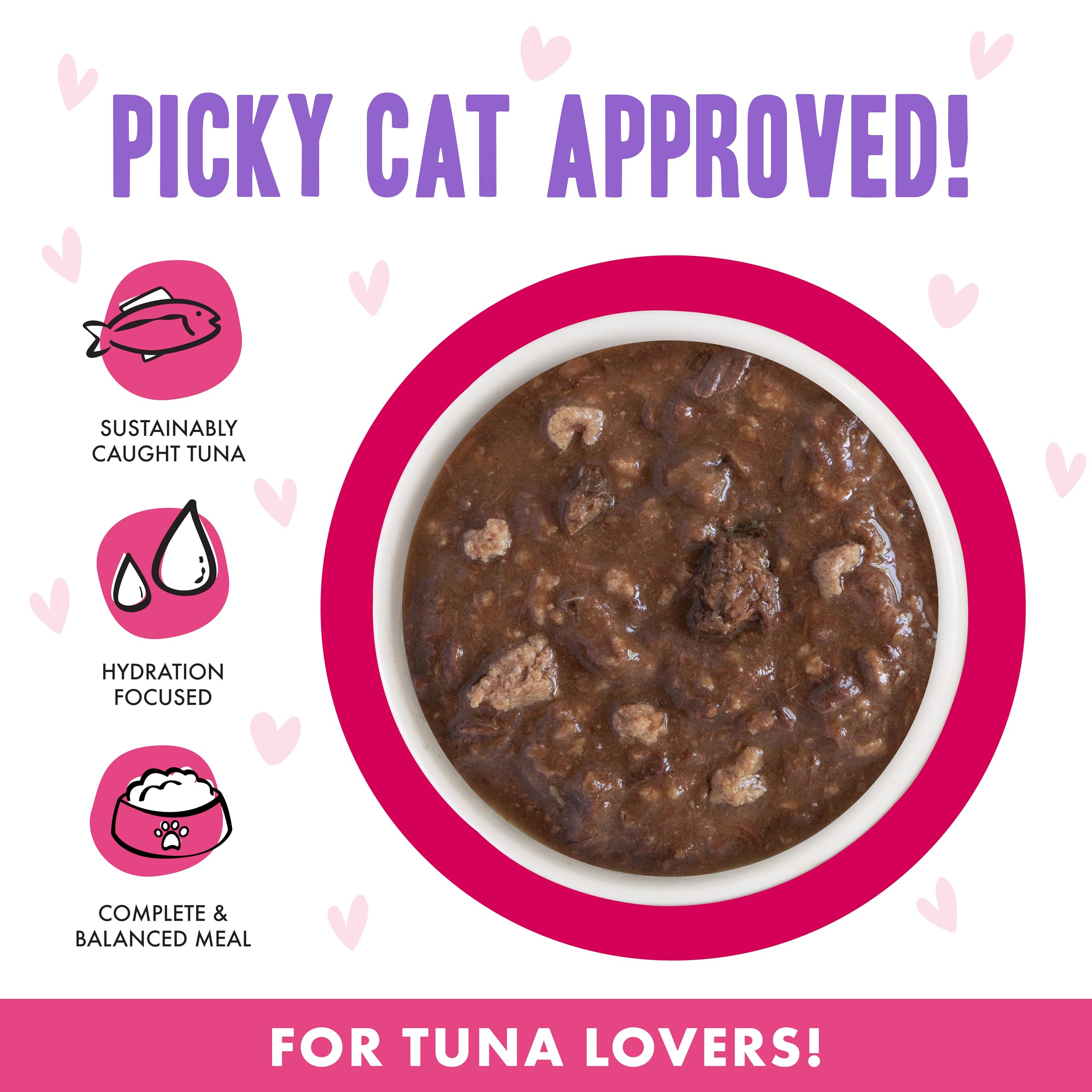 Weruva B.F.Omg - Best Feline Friend Oh My Gravy!, atún y pato Dilly Dally con atún y pato, lata de 5.5 onzas (paquete de 8)