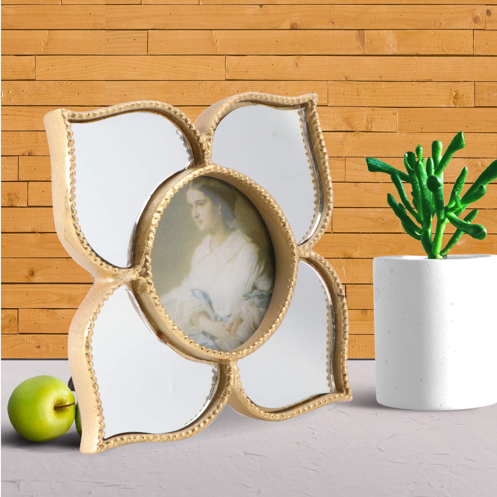 ifundom 2stücke Goldener Resin Bilderrahmen Hochzeitsornament Für Doppelseitiger Tischaufsteller Dekoration Für Zuhause Und Hochzeiten
