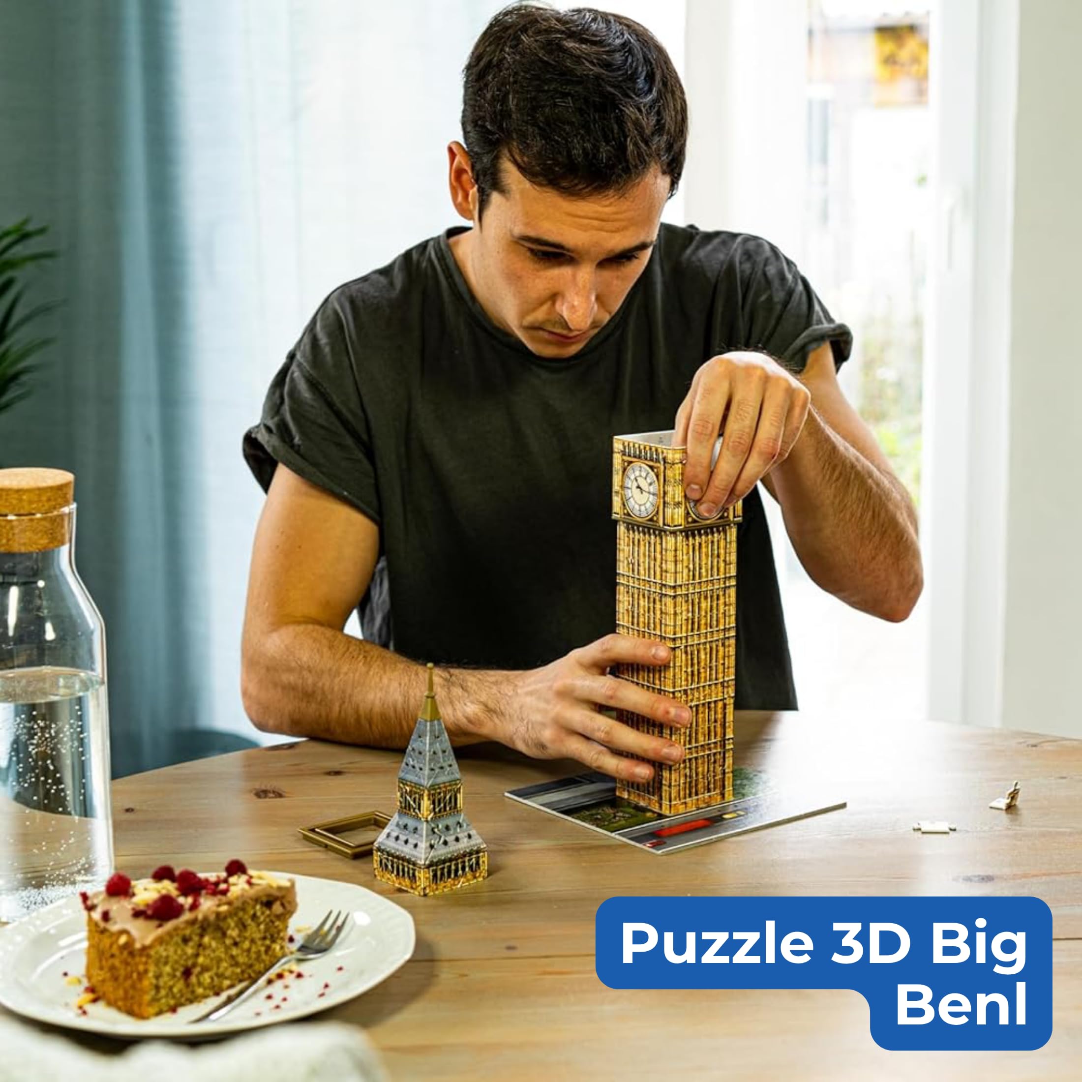 Ravensburger - Puzzle 3d Adultos Big Ben | Puzzles 3d Para Adultos Y Niños De 8 Años O Más | Maquetas Para Montar De 216 Piezas | Regalos Niños 8 Años O Más