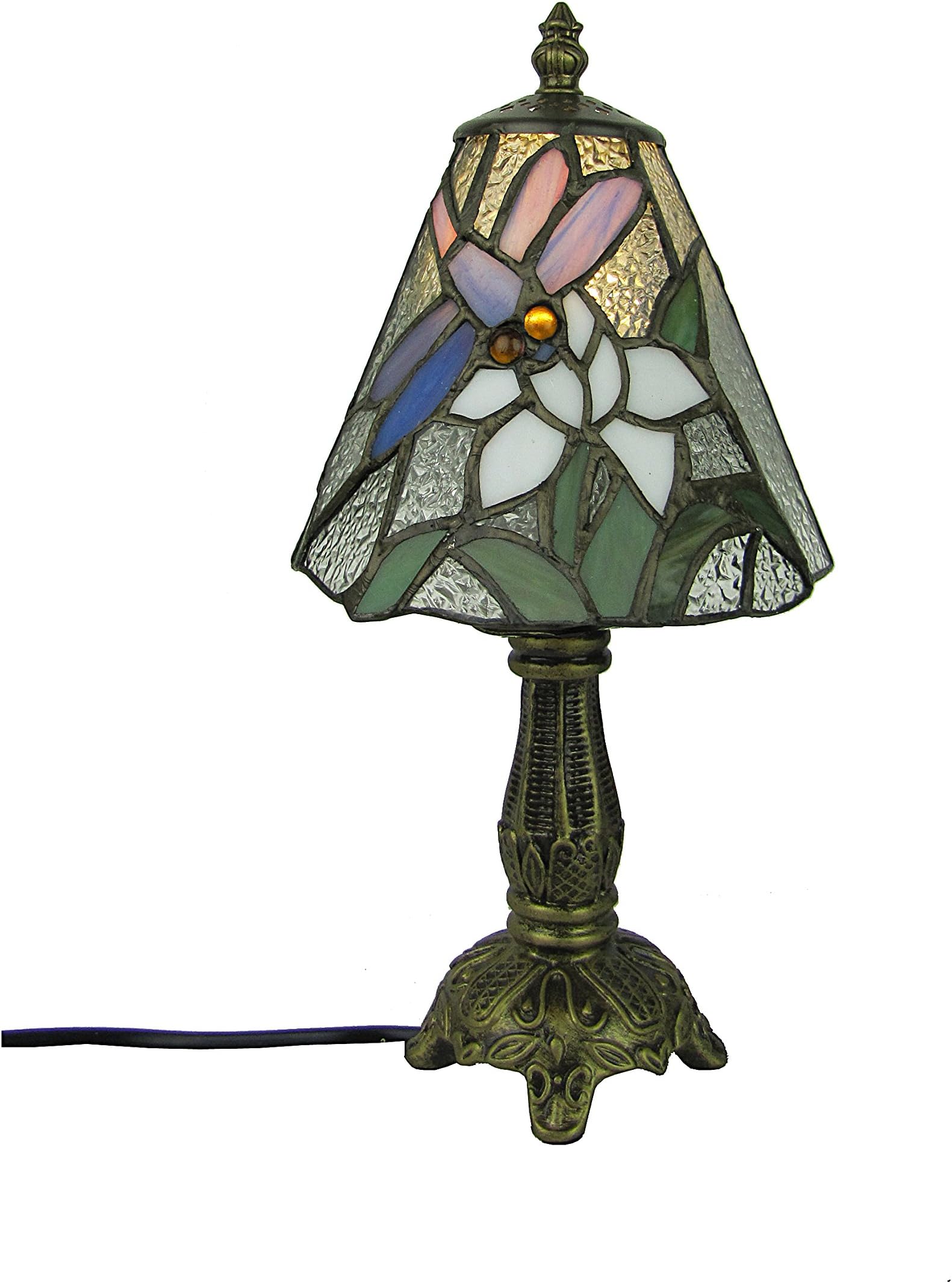 PM708 15cm Dragonfly Design Tiffany Table Lamp