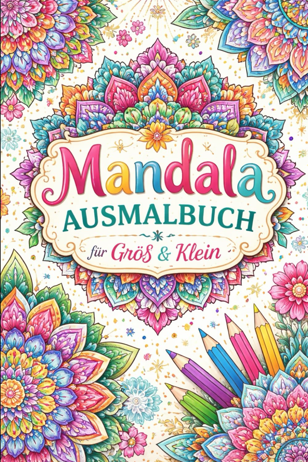 Mandala Ausmalbuch für Groß & Klein: 30 kreative Mandala-Motive für Kinder und Erwachsene