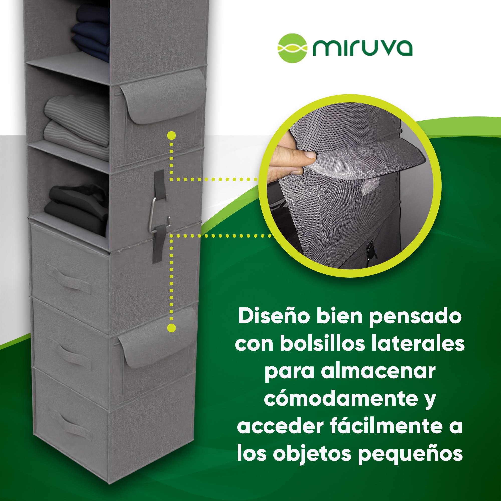 Organizer armadio appeso