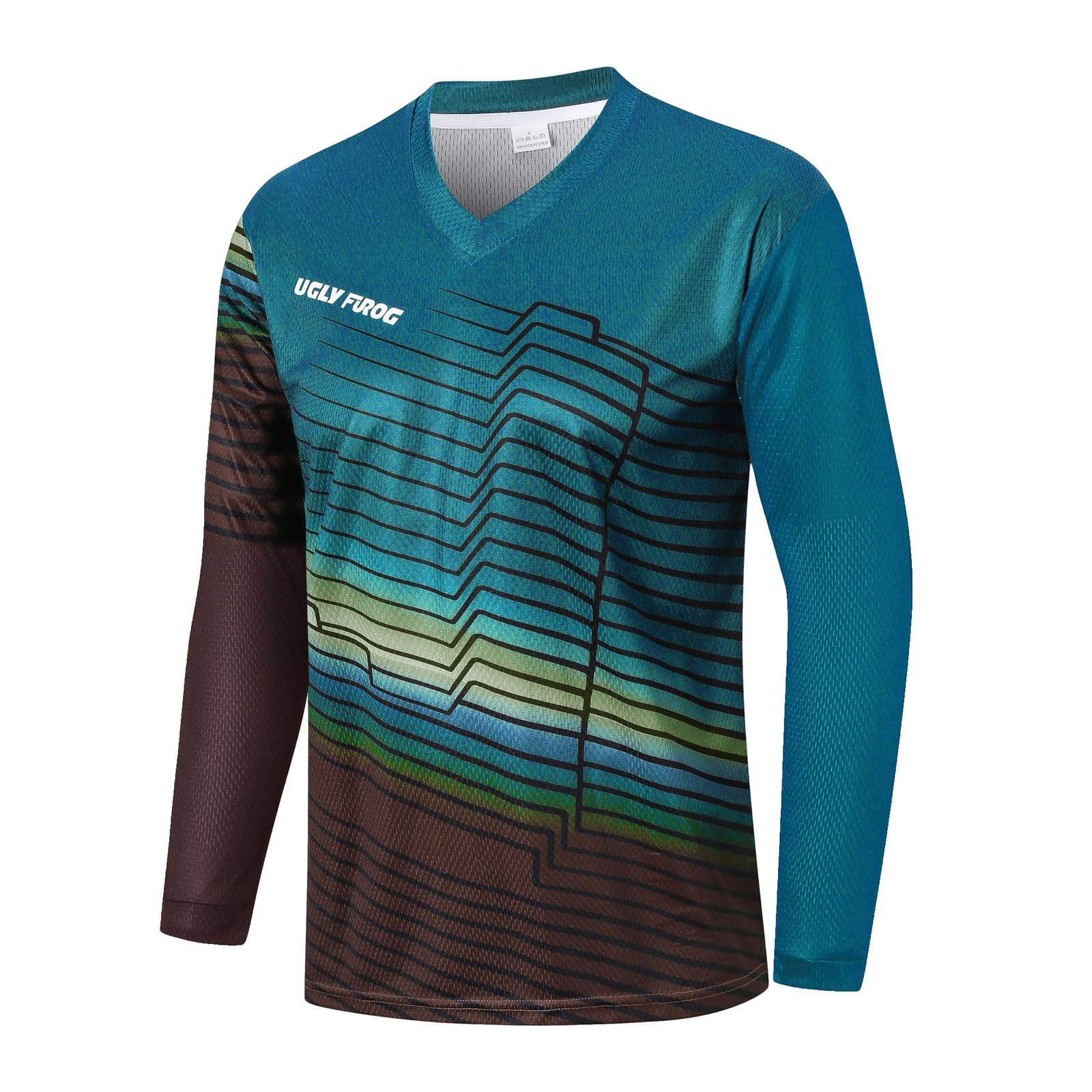 Ugly Frog MX Motocross Jersey Ciclismo Maglia Shirt Enduro Offroad Fuoristrada Quad Cross Adulti