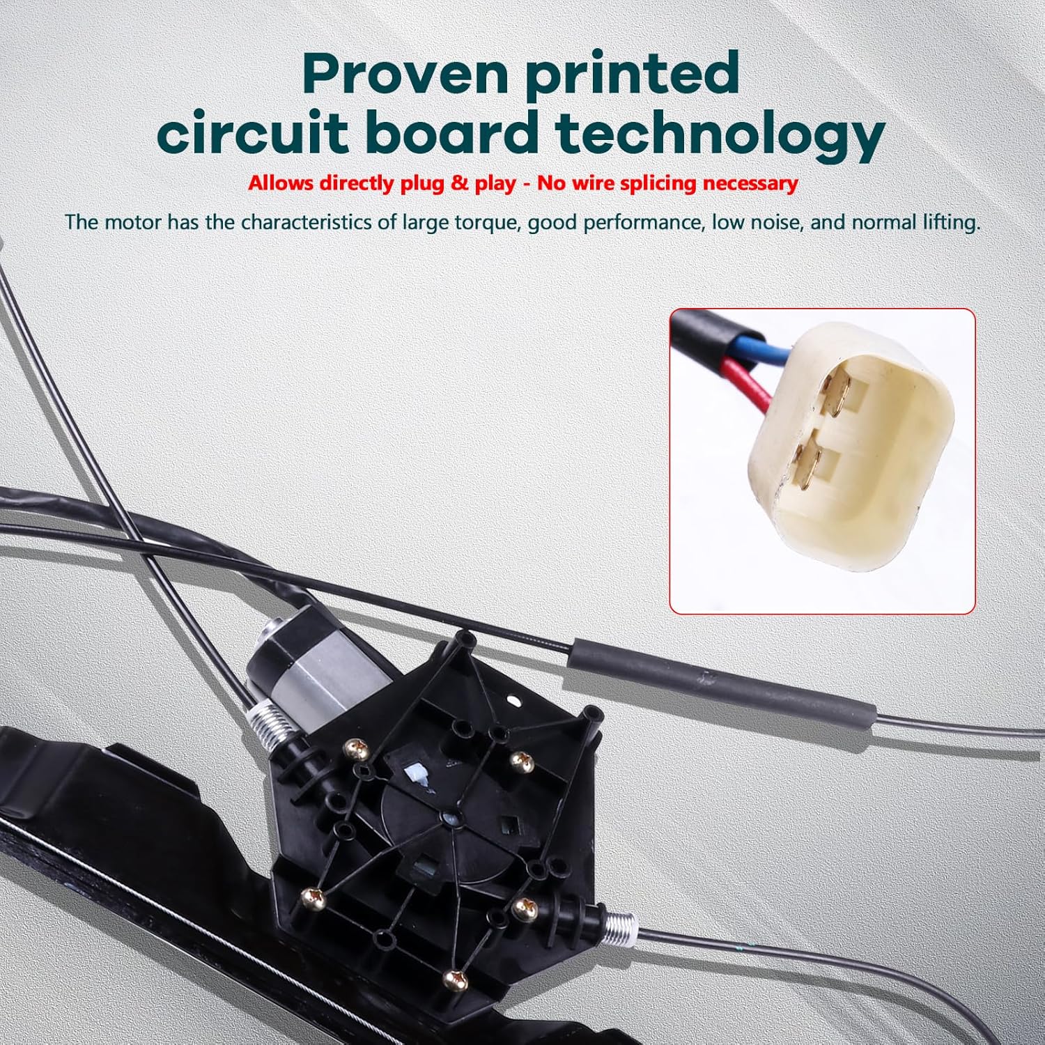 FINDAUTO Power Window Regulator Front Left Driver Side fit for 2002-2008 for Ford Explorer 741-813 Window Regulator and Motor Assembly with Motor