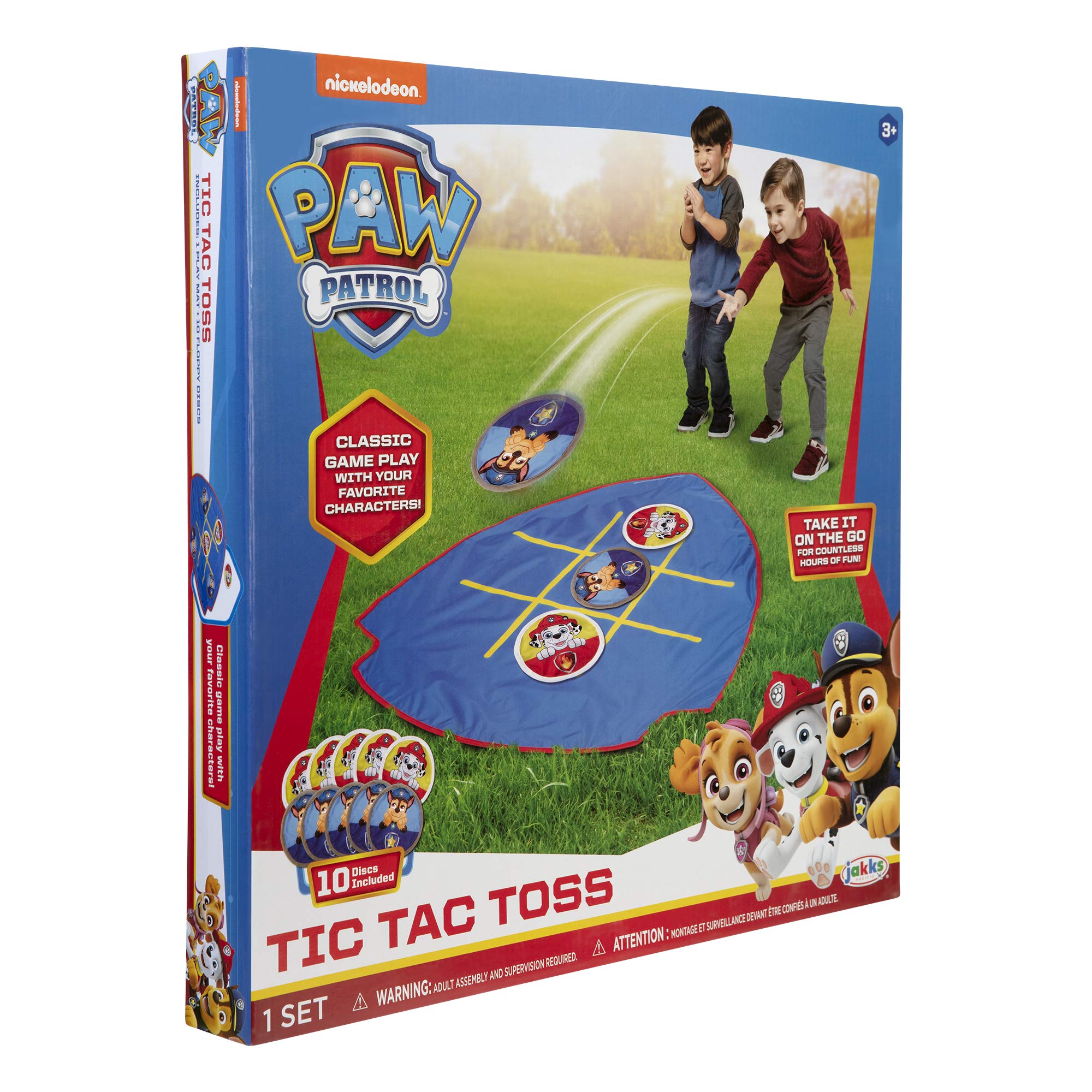 Paw Patrol Tic Tac Toss Game for Indoor & Outdoor Play!