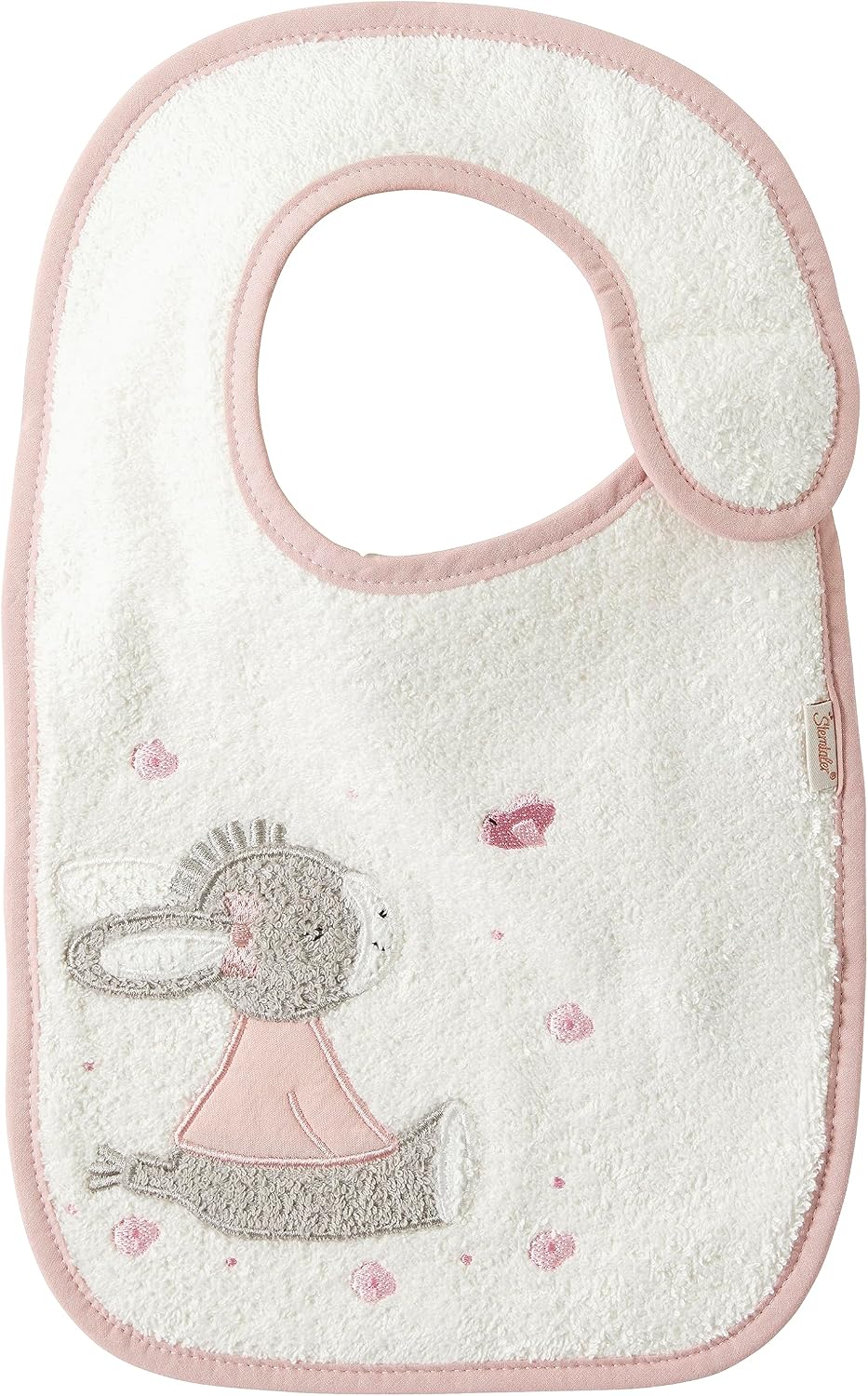 Sterntaler Klettlätzchen Ben – Weiches Baby-Lätzchen Mit Wasserdichter Rückseite (weiß)