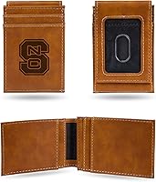 Vista 52 de Cartera de bolsillo frontal grabada con láser NCAA - Compacta/Cómoda/Delgada