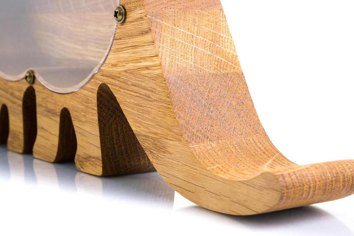 Dinosaur Piggy Bank for Boys Girls – Durable and Practical Money Saving Box – Natural Oak Wood w Transparent Plexiglass Idea for Developing Money Saving Habit (Standard)