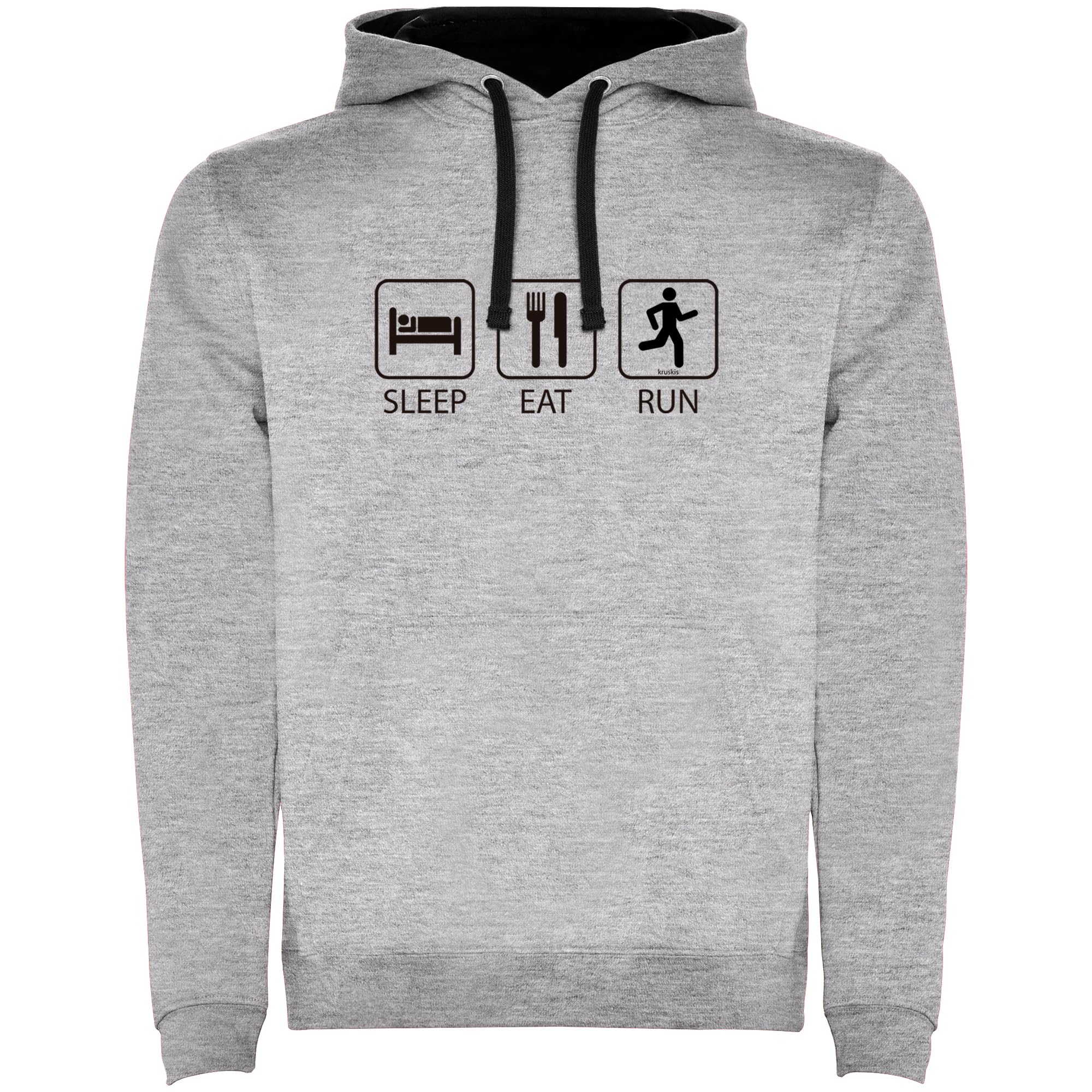 Sudadera Running Sleep Eat and Run Unisex