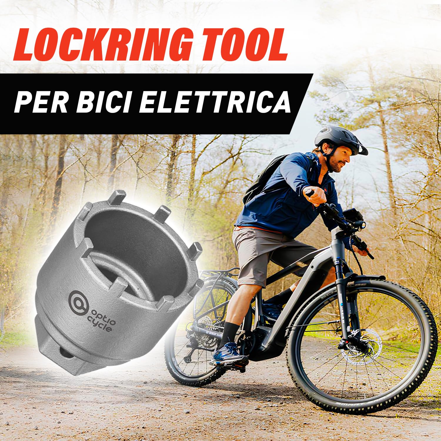 Chiave per Movimento Centrale Bosch Gen 3/4/5 - Chiave Corona Bosch | Chiave Center Lock per Manutenzione E-Bike e Chiavi Movimento Centrale Bici