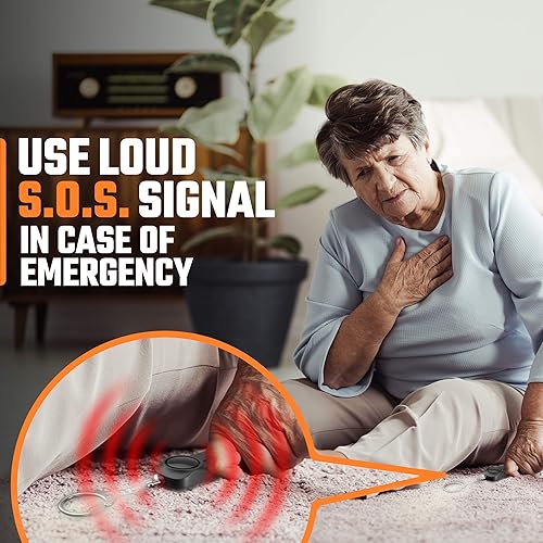 Miniatura 6 de WETEN, llavero de sirena de seguridad, alarma fuerte para protección de mujeres, dispositivo de alerta personal de autodefensa con luz LED, llavero