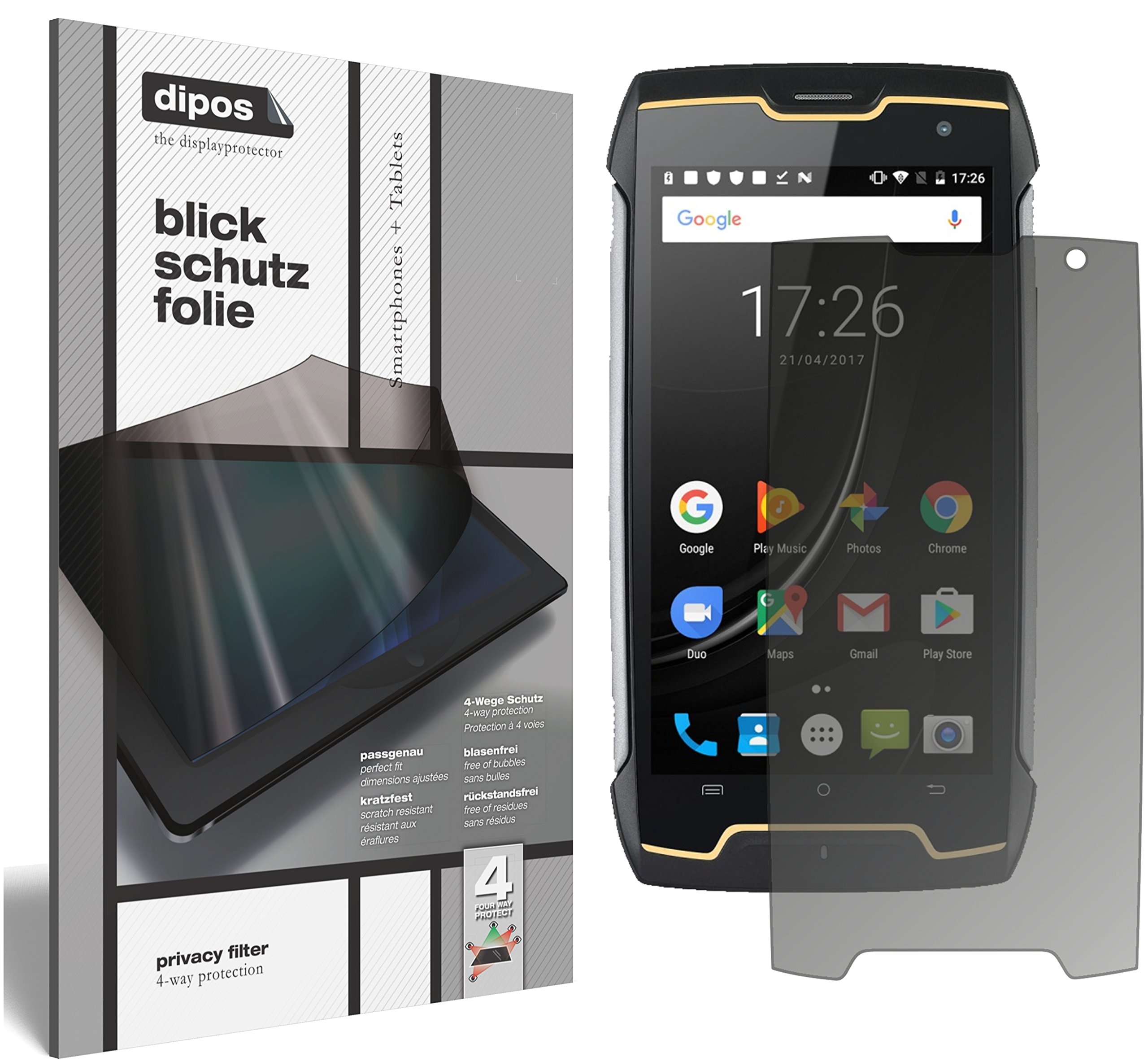 dipos I Protezione Vista Compatibile con Cubot H3 Pellicola Prottetiva