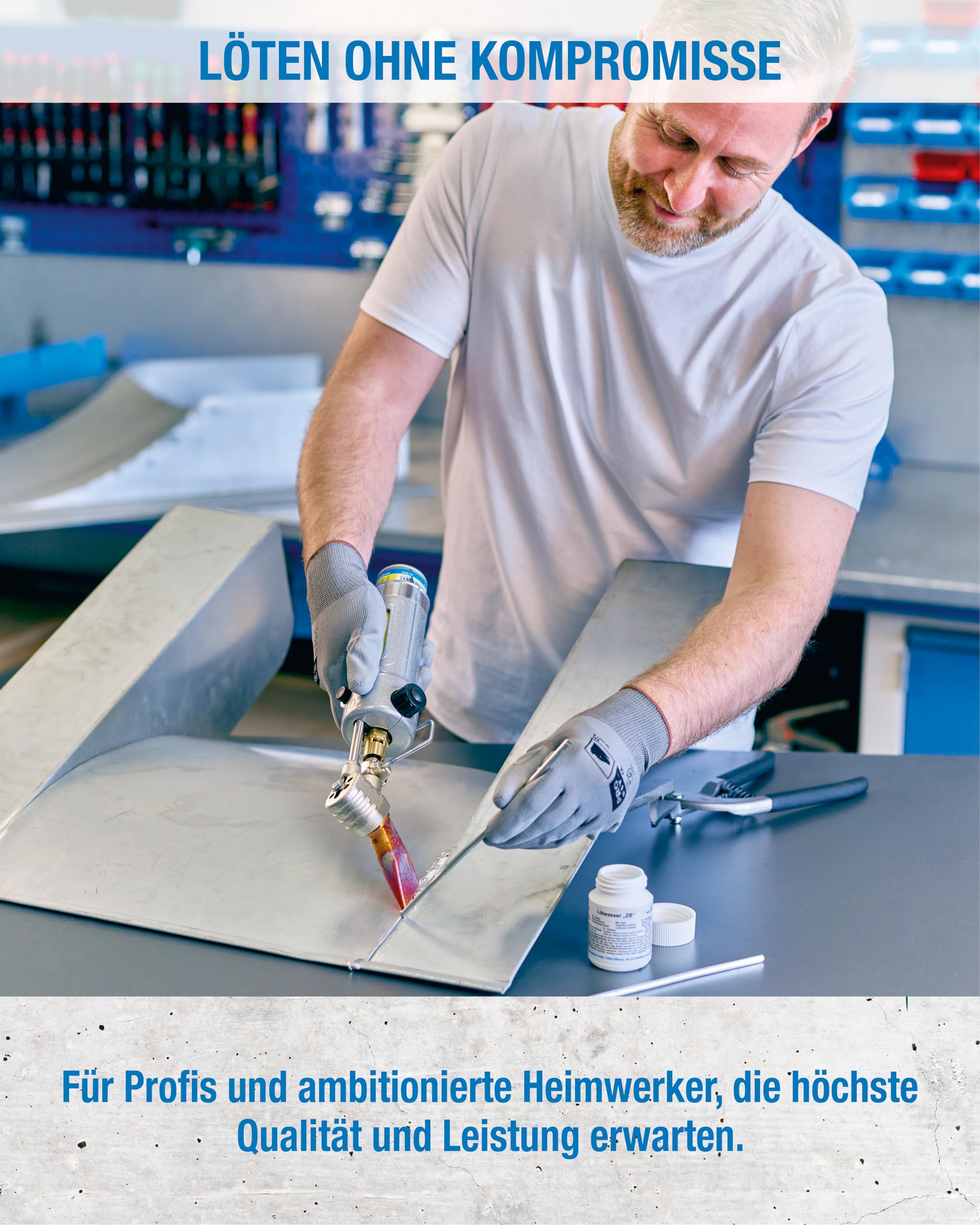 Dachrinnen Lötkolben Set Dachrinnenlu00f6tkolben PK932 Von CFH, 125,99 Lötwasser Zink Flussmittel Dachrinne