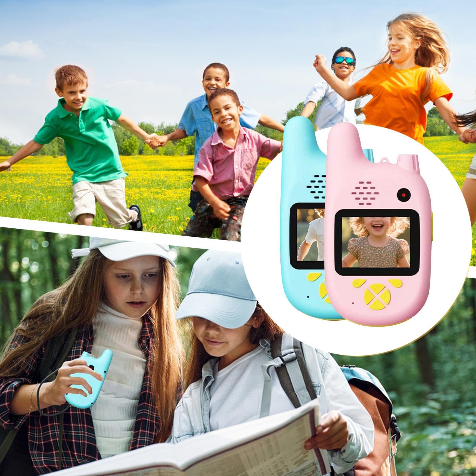 Walkie Talkies para Niños Radio De Largo Alcance Sin Cables