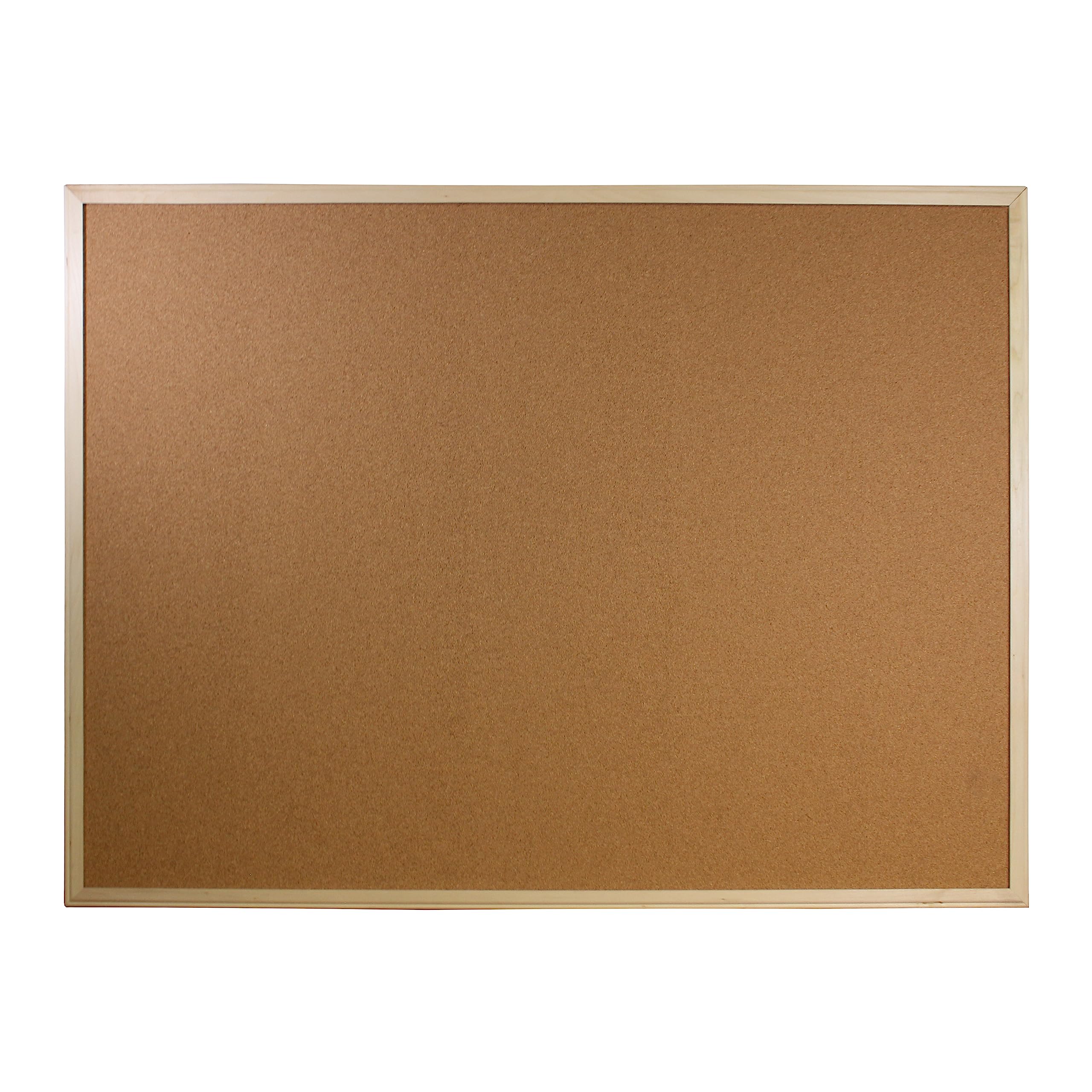 framed cork board, 36" x 48", wood framed