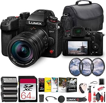 Amazon.com : Panasonic Lumix GH7 Mirrorless Camera with 12-60mm