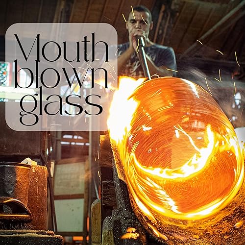 Miniatura 8 de Dispensador de jabón y loción de vidrio floral pintado a mano con bomba para baño y fregadero de cocina, vintage, hecho a mano en la India 4x8.25