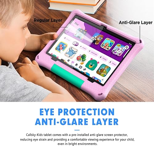Miniatura 4 de Tableta para niños, tableta Android 15 de 10.1 pulgadas para niños, 12 GB+64 GB, Octa-Core, batería de 6000 mAh, WiFi 6, aplicaciones infantiles