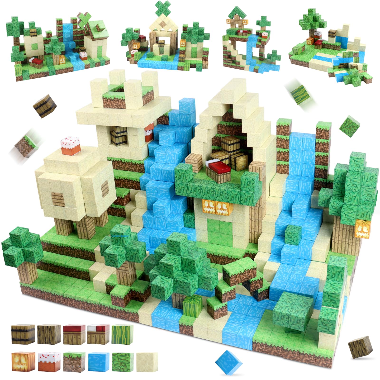 150 Blocchi Magnetici Costruzione - Giocattoli STEM Montessori 3-12 Anni - Foto 2