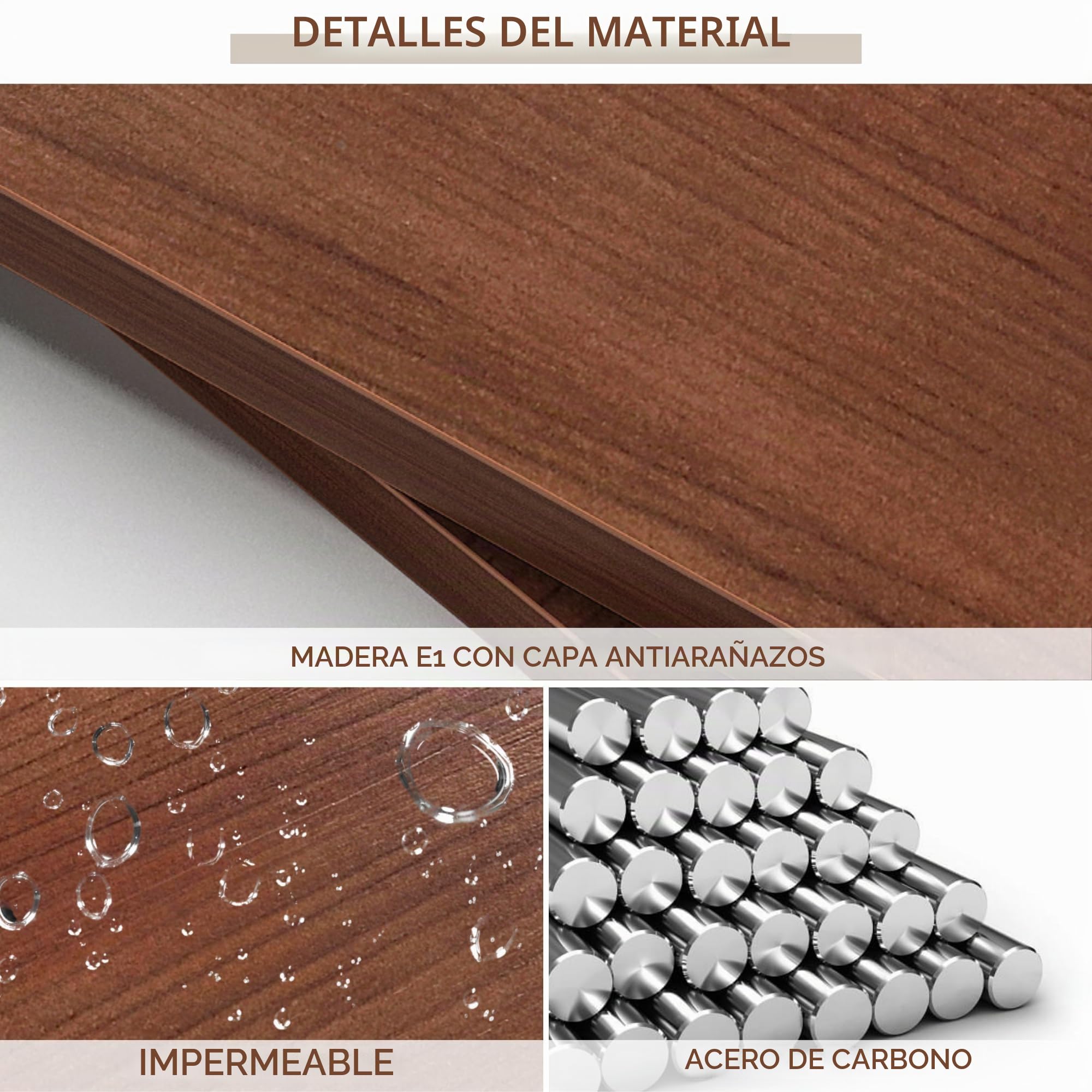 Estantería Superior para Lavadora | Estante Organizador de Baño Ahorra Espacio | Mueble de Almacenamiento para Cuarto de Baño | Estante con 3 Baldas, 1 Cajón y 1 Barra Toallero. | Madera E1 y Acero.
