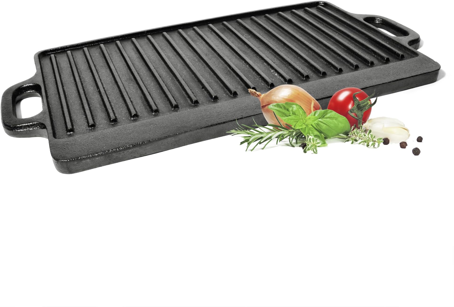 Big BBQ, steak, grill and pizza griddles, made from cast iron