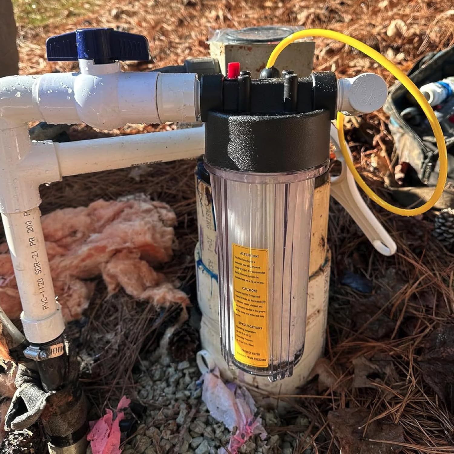 The Sulfur Eliminator Iron Buster Replacement Well Water Filter, Designed For Sulfur Eliminator Deluxe, Can be Used with Any Standard Whole House Canister System, Specialized Iron & Sediment Filter