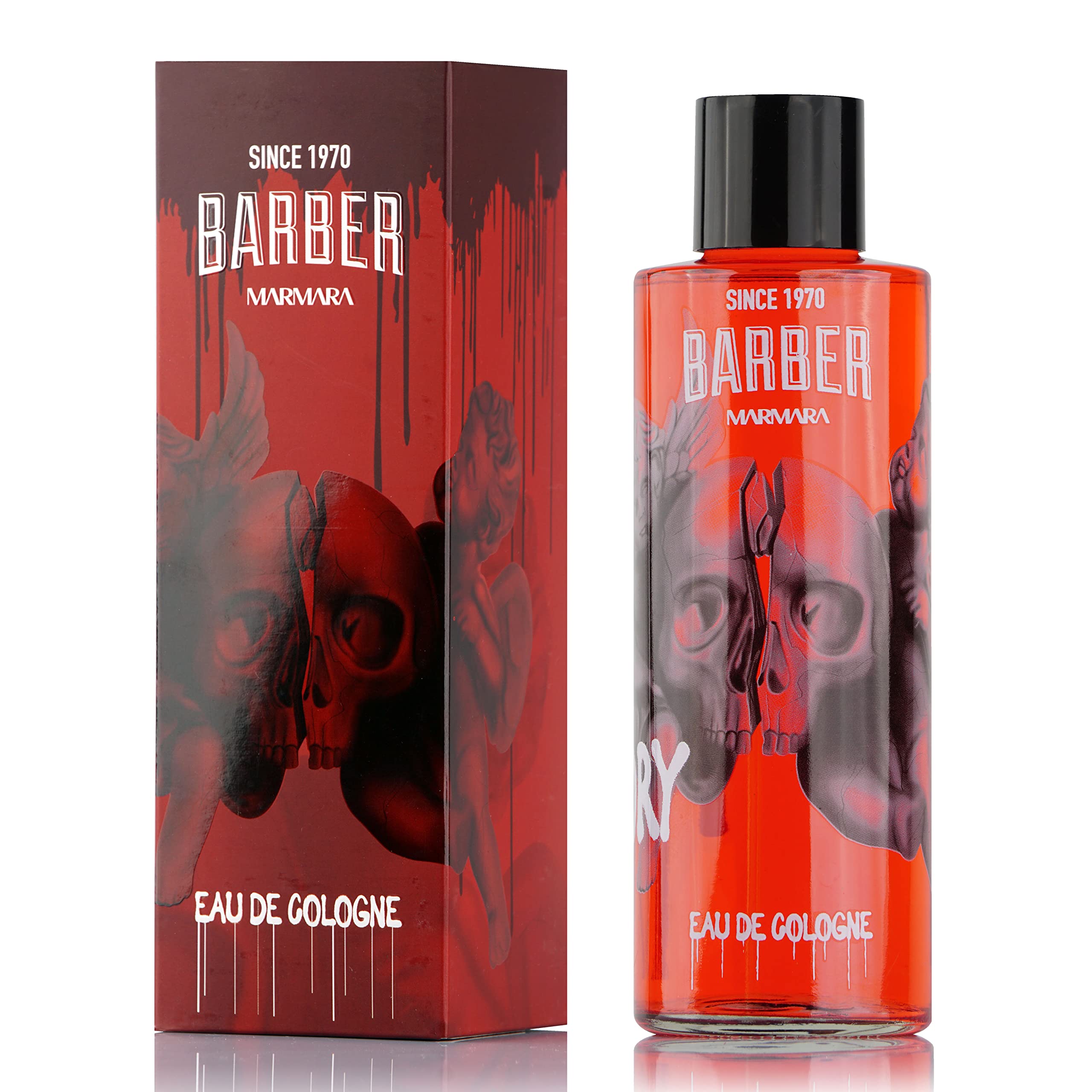 BARBER MARMARA LOVE MEMORY Limited Edition Eau de Cologne 500ml | UNISEX Duftwasser Glasflasche | Sonderedition Geschenkverpackung | Parfume | Geschenk für Männer und Frauen | Süßer Duft