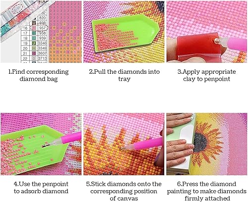 Miniatura 8 de Chirfcount Kits de pintura de diamantes 5D para adultos, pintura de diamantes de Jesucristo, Divina Misericordia para decoración del hogar, 15.8x12