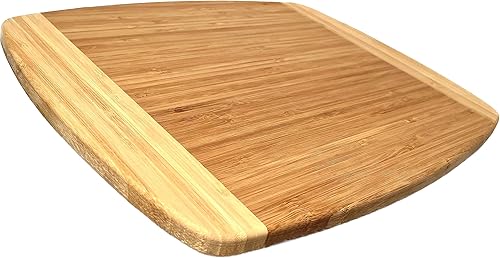 Miniatura 4 de CBN115 Napa Tabla de cortar de bambú para cocina | Bloque de carnicero | Tabla de cortar - 15 x 12 x 0.75 pulgadas