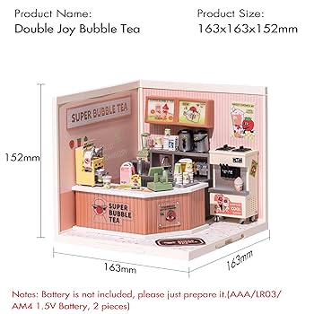 Robotime Diy ミニチュアハウス　　　　　　　リリーズポーチ Amazon | Hands Craft DIY ミニチュアドールハウスキット