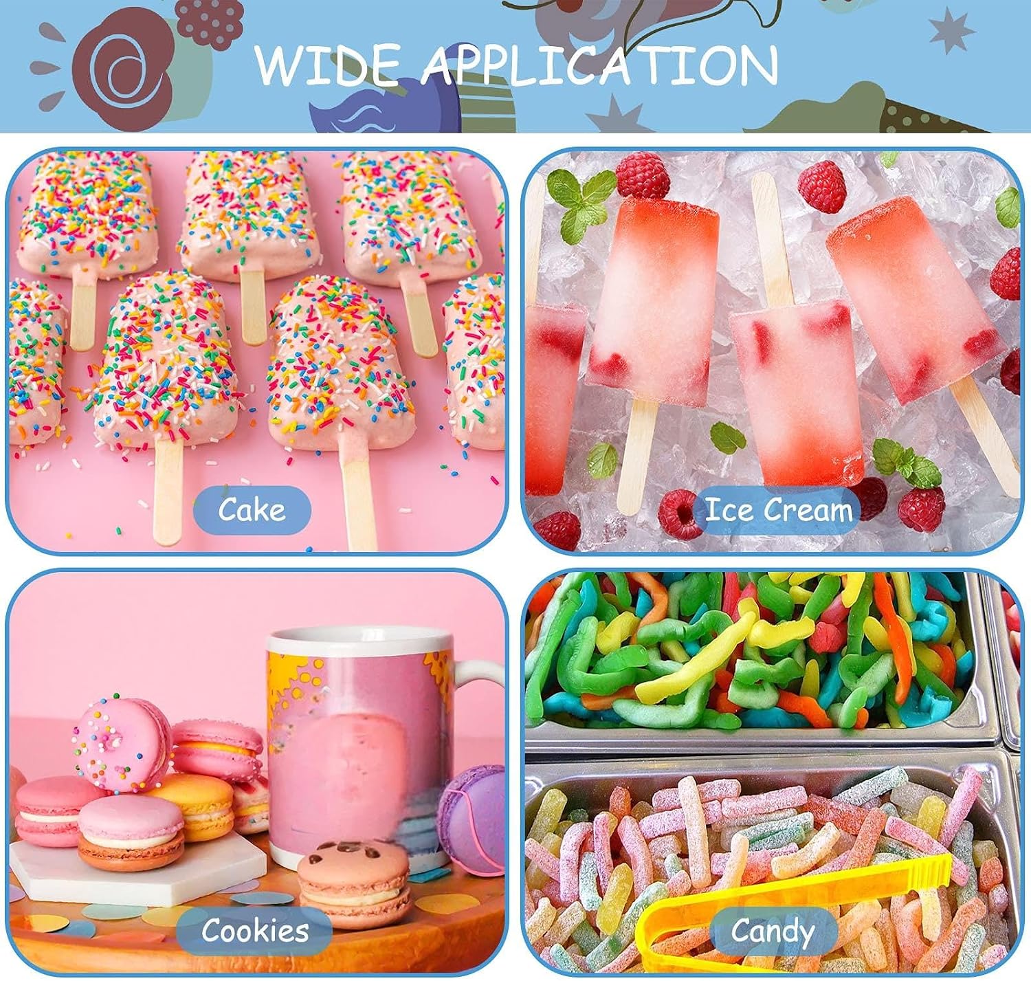 Cakesicle Boxes with Popsicle Sticks, 50 Pack Treat Box for Party