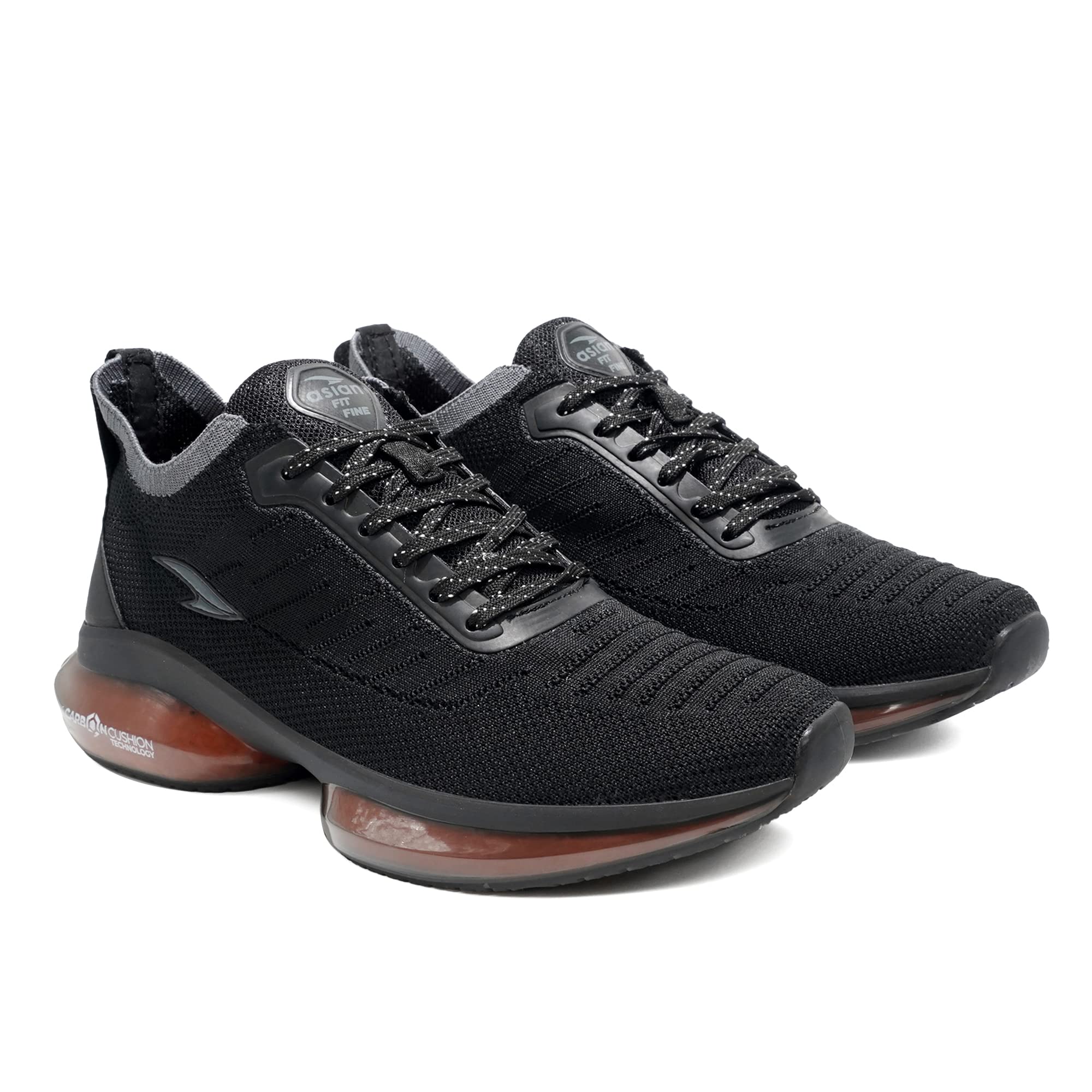 ASIAN CARBON-03 Running,Walking,Gym Shoes with Lightweight Phylon Sole Casual Sneaker Shoes for Men & Boys Black (B0BRVF97RJ) Amazon Price History, Amazon Price Tracker