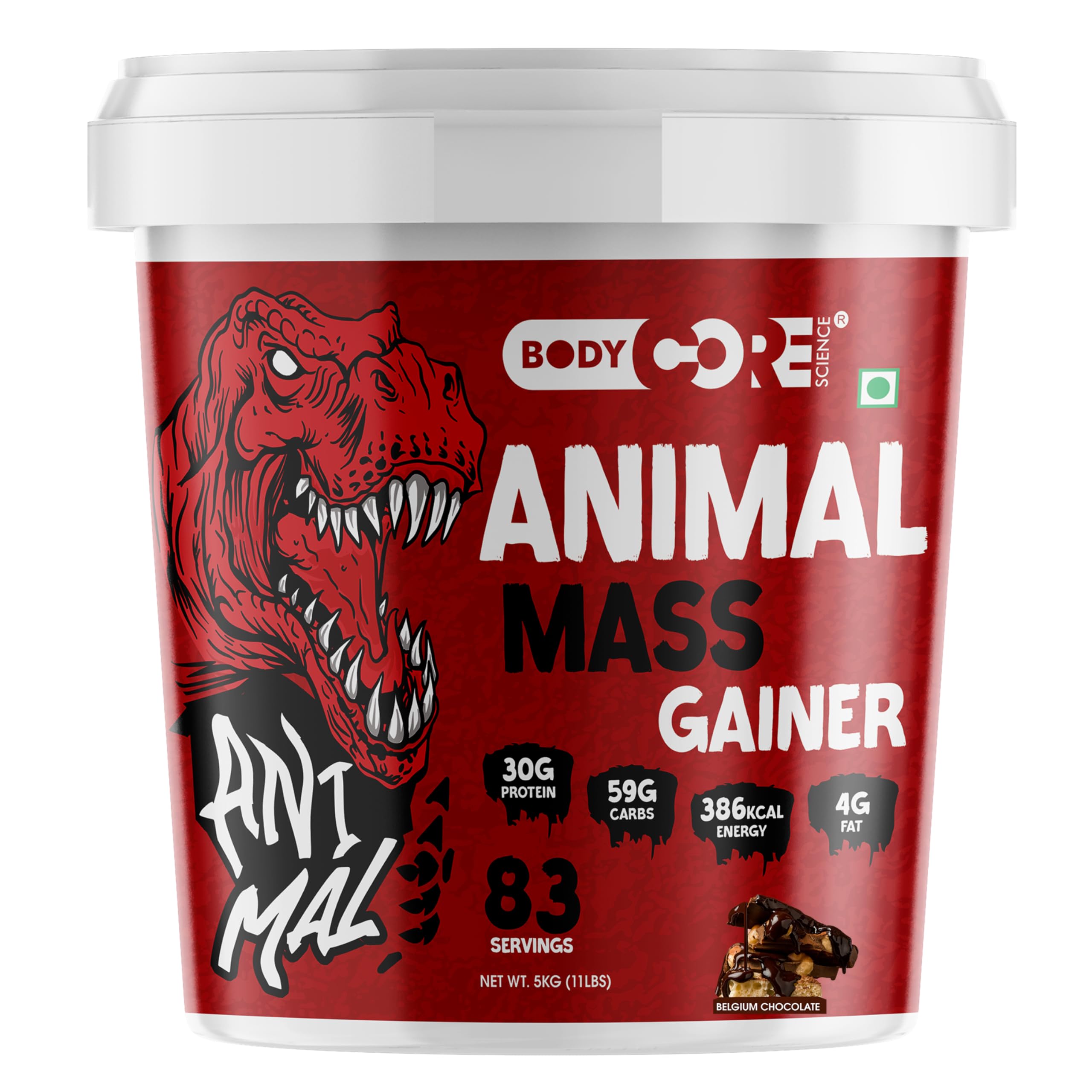 Body Core Science Animal Mass Gainer-5 Kg/Weight Gainer/Muscle Gainer (Belgium Chocolate) (B0CNXBYYQT) Amazon Price History, Amazon Price Tracker