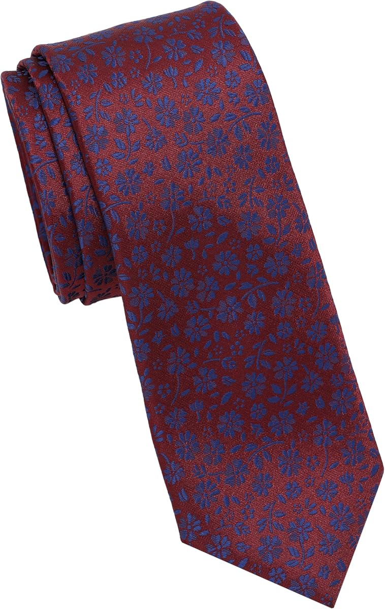 Ben Sherman Men's Ditsy Floral Necktie | Classic English Tie for Business & Formal Wear