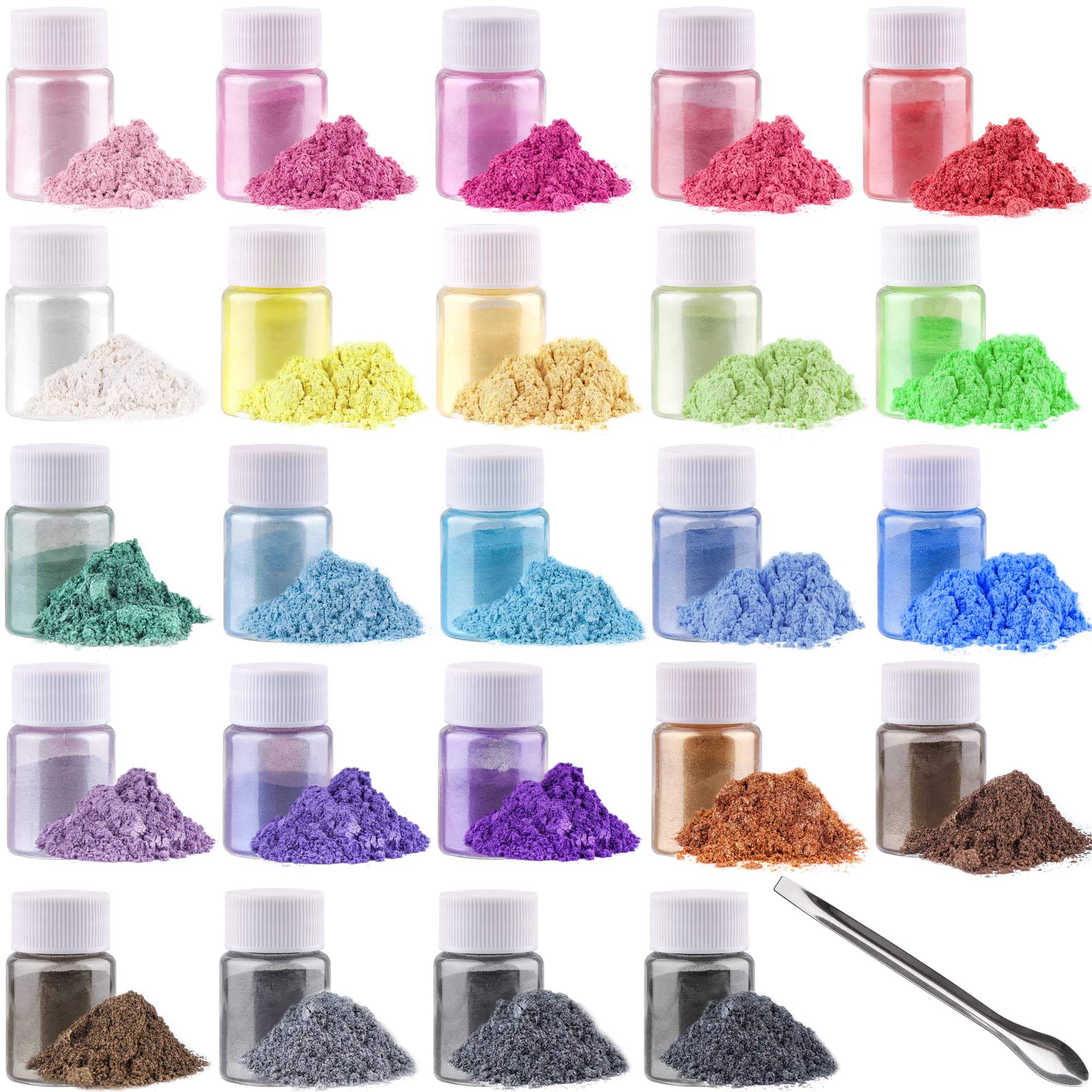 Polvere Mica Naturale QUARKZMAN - 15g, Colore Marrone Rosso, Per Resina Epossidica, Vernice, Fai Da Te