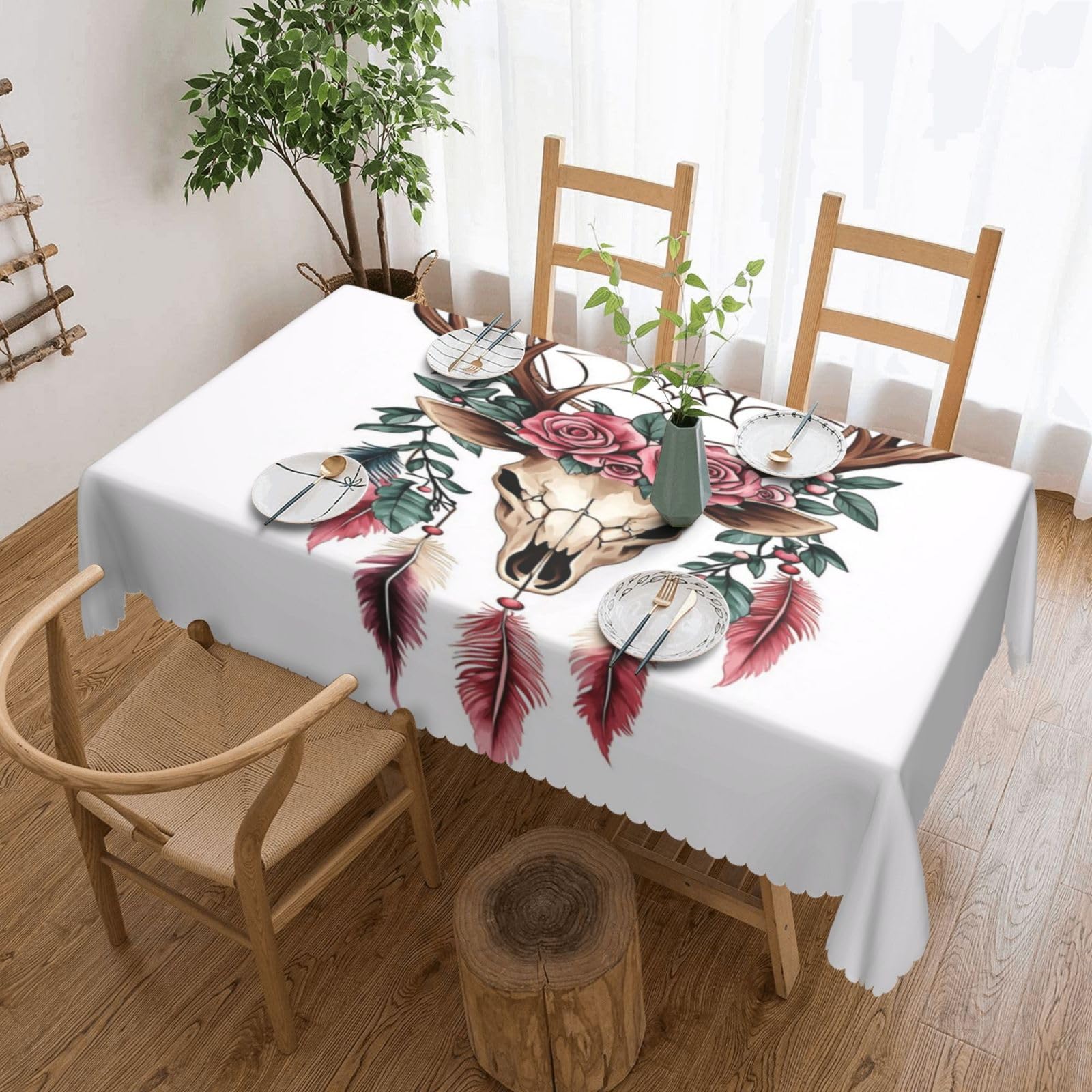 Nappe attrape-rêves antitache facile d'entretien pour salle à manger